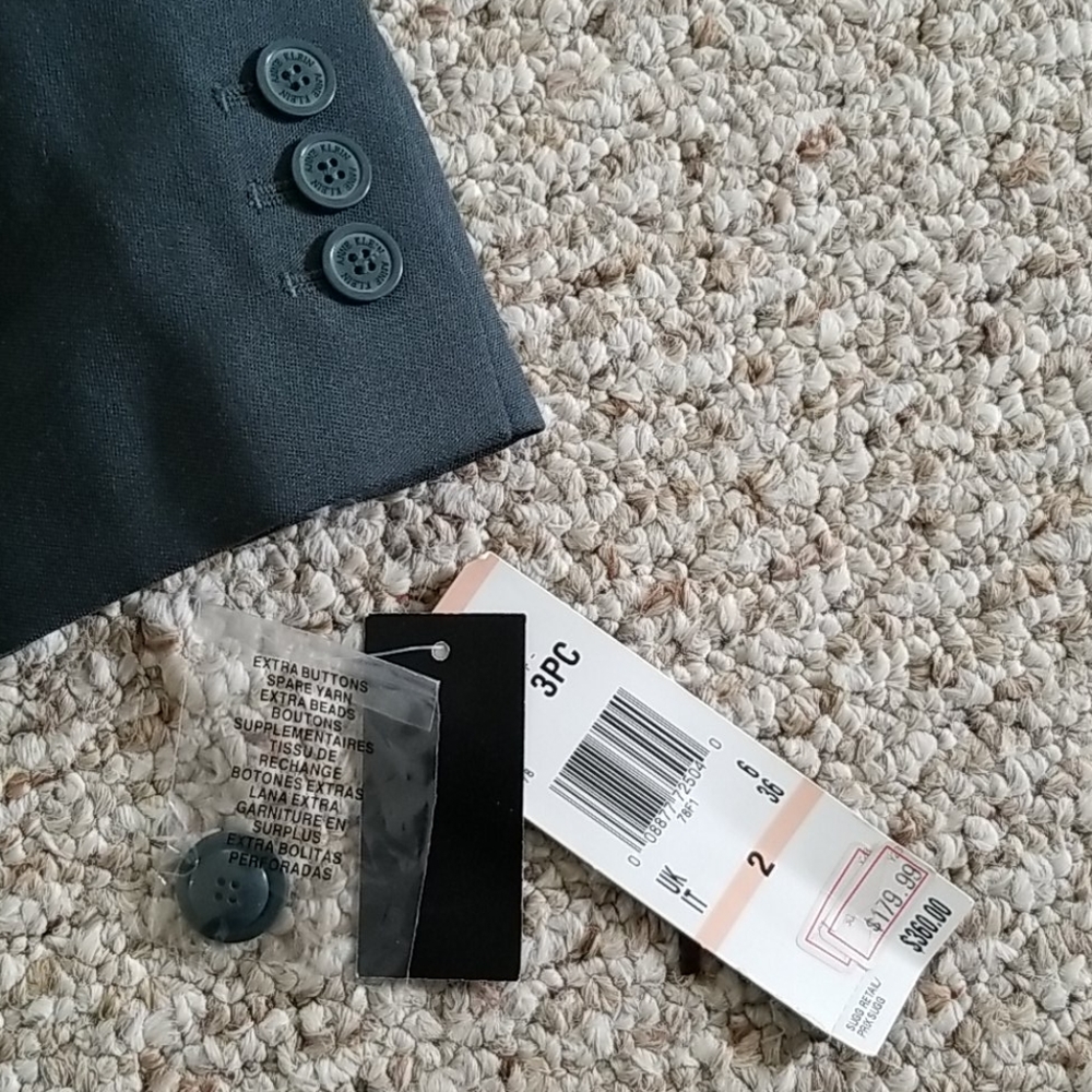 Anne Klein Green Pantsuit Size 2 - Picture 4 of 5